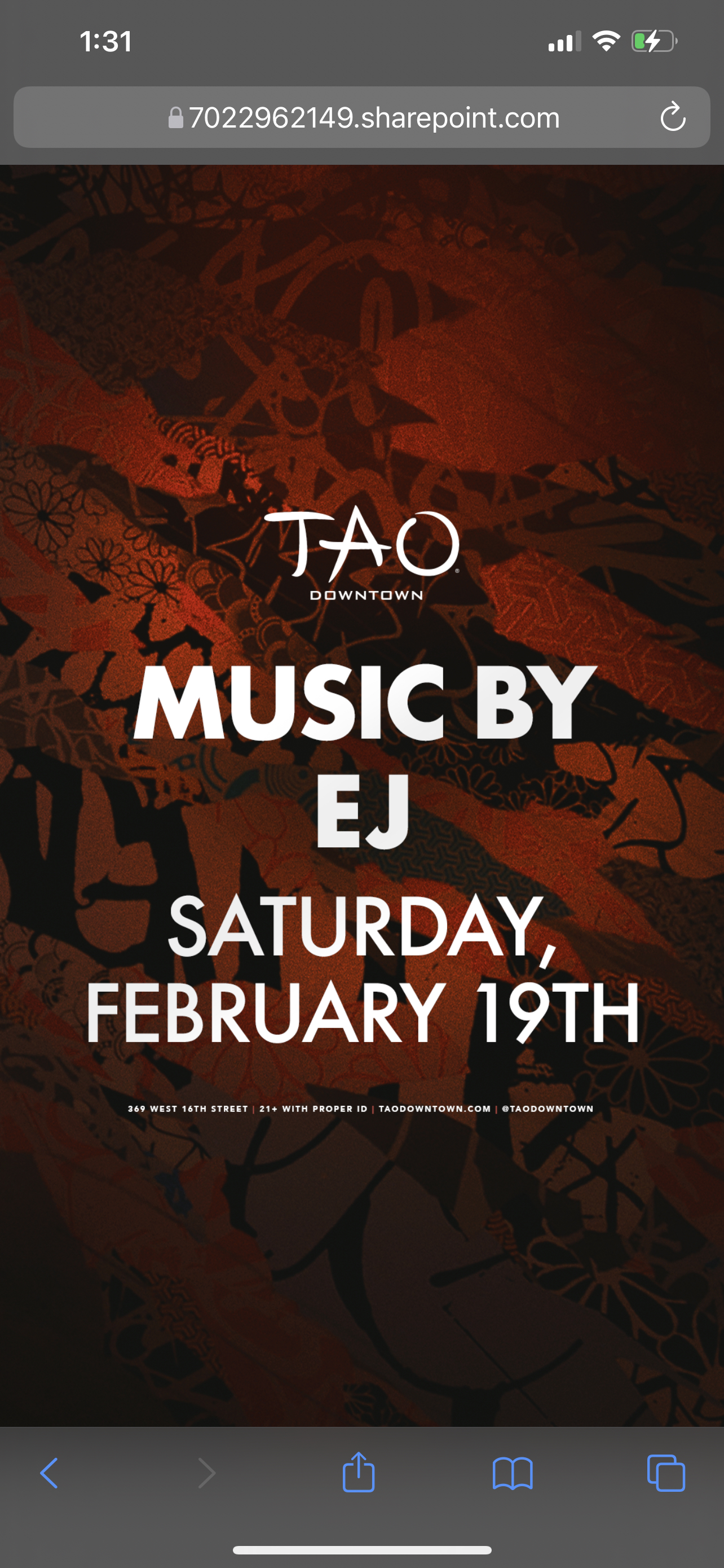image party flyer