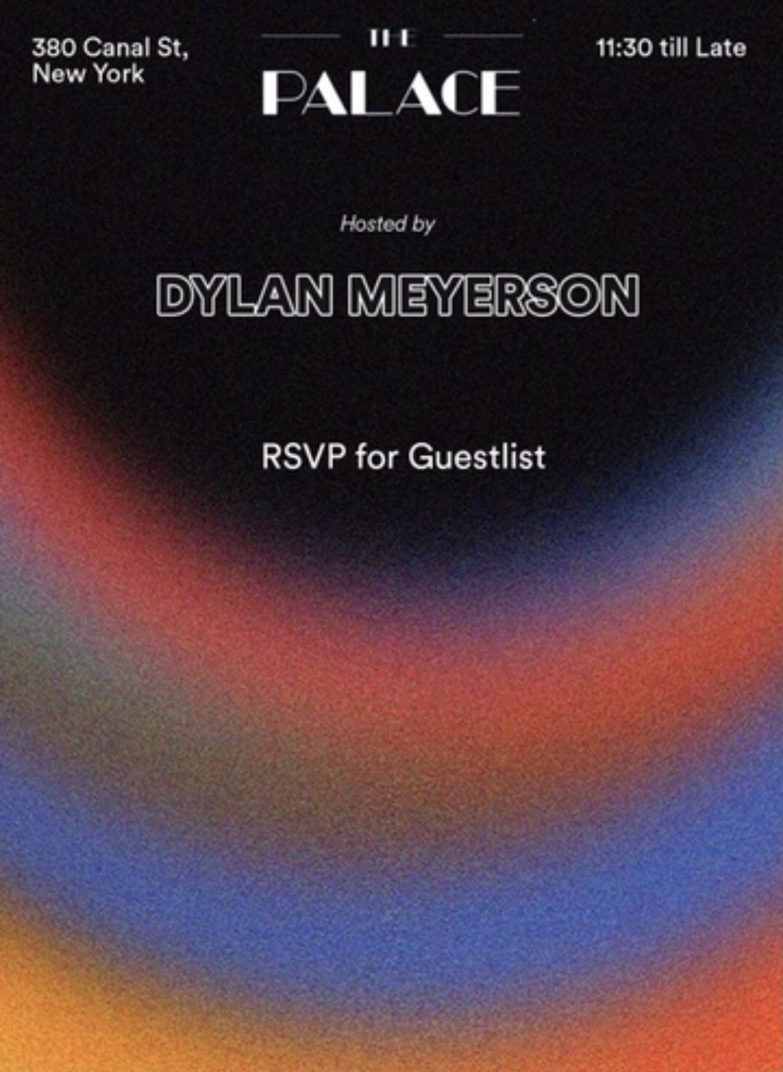 image party flyer