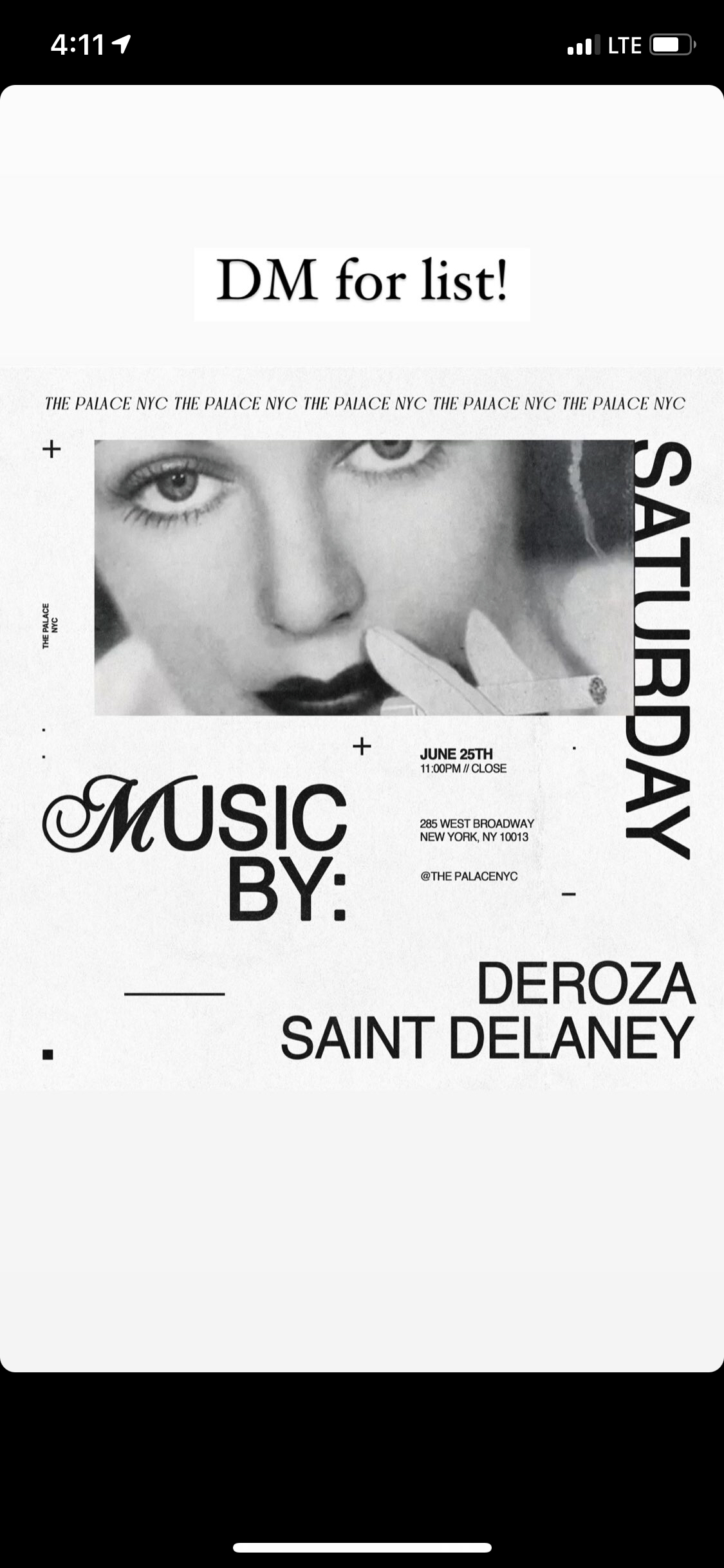 image party flyer
