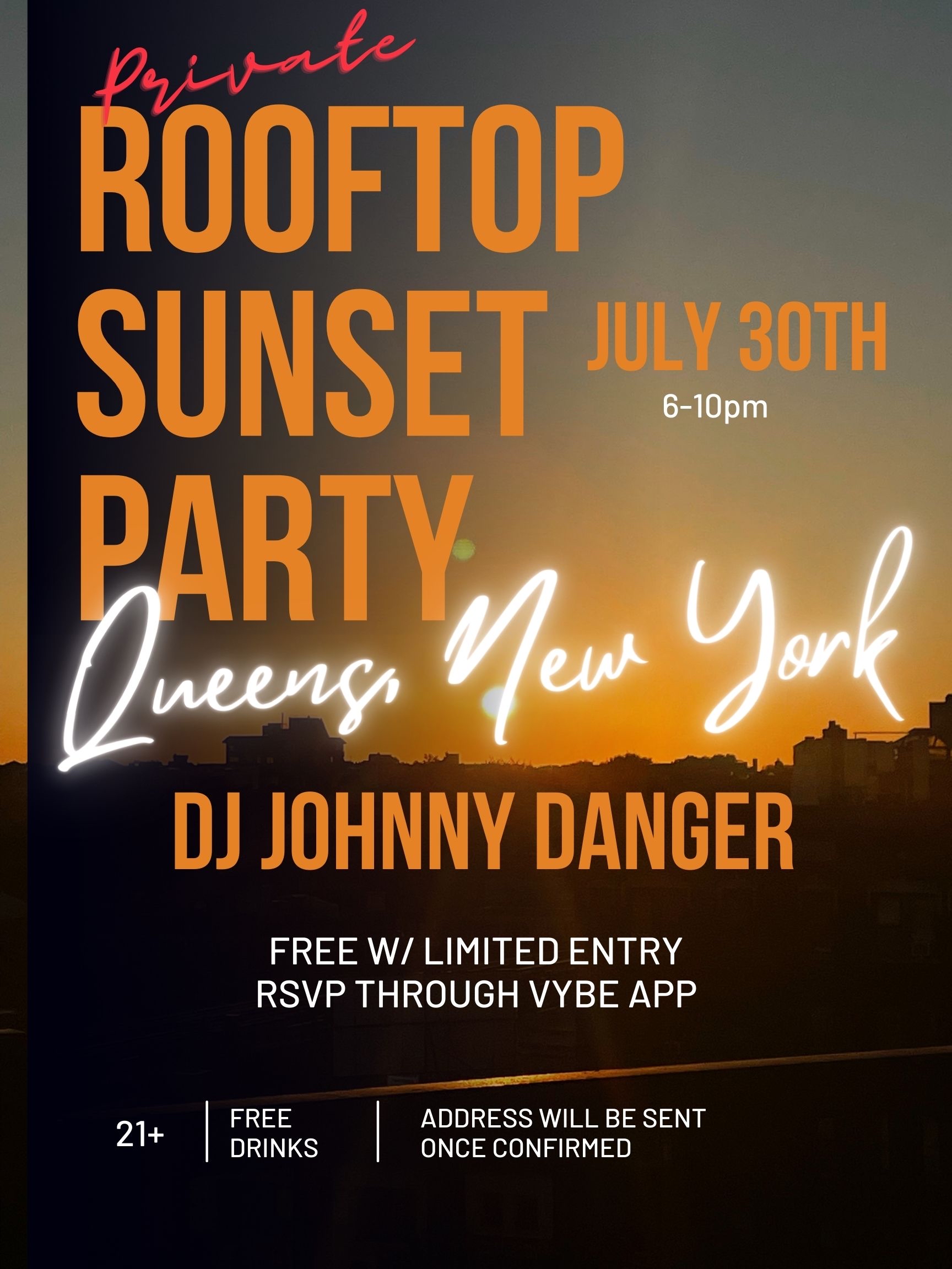 image party flyer