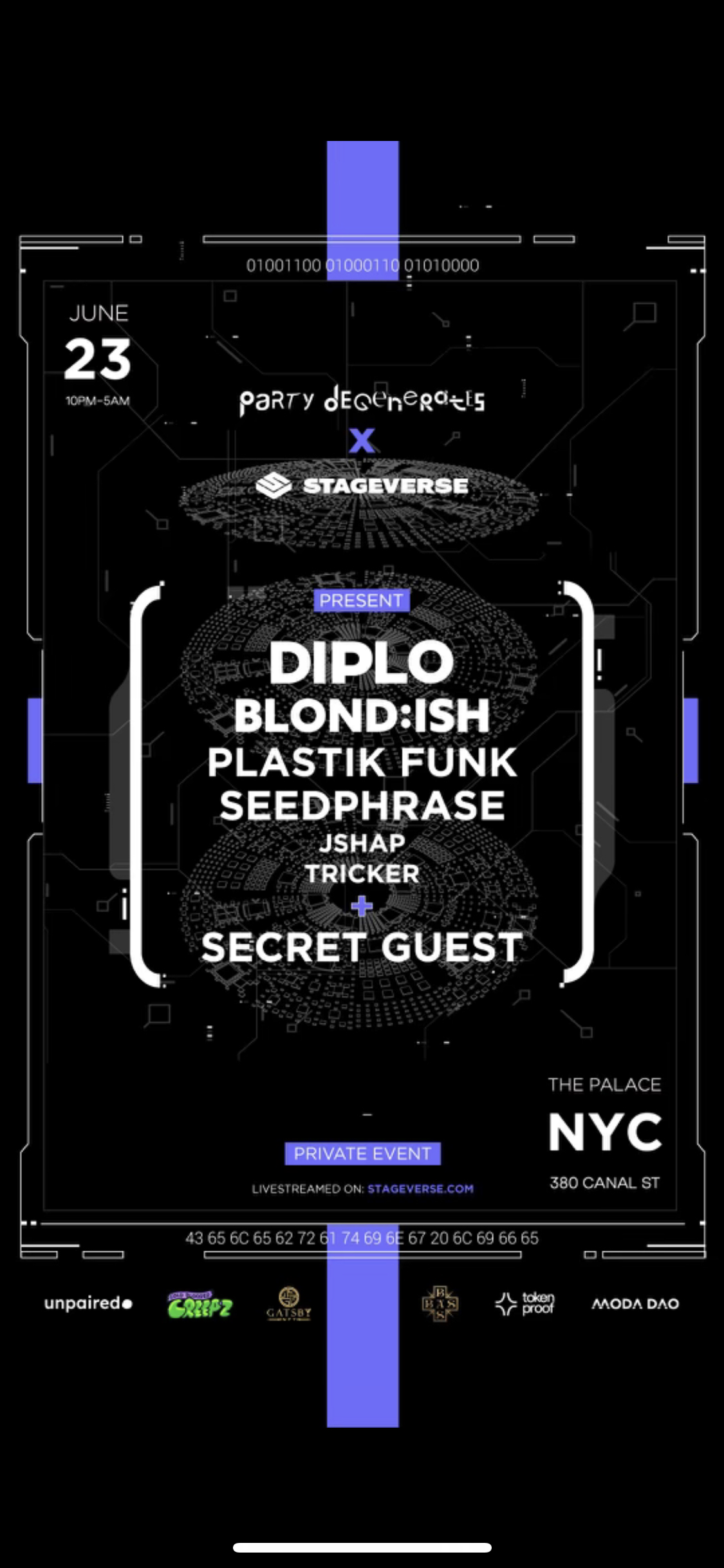 image party flyer