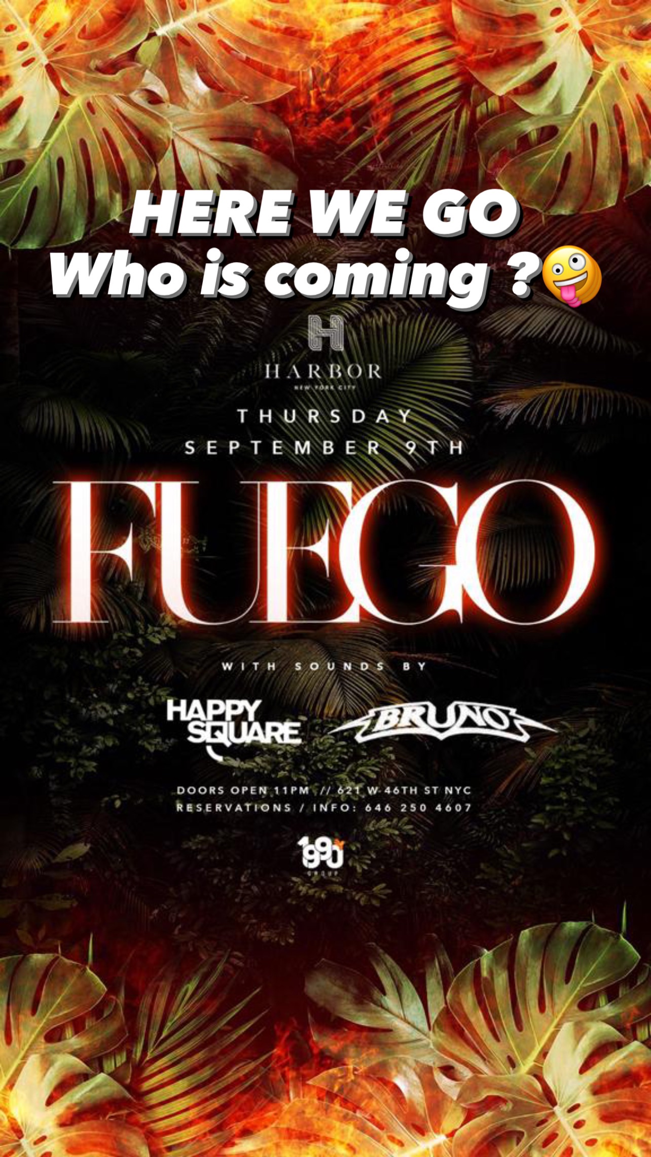 image party flyer