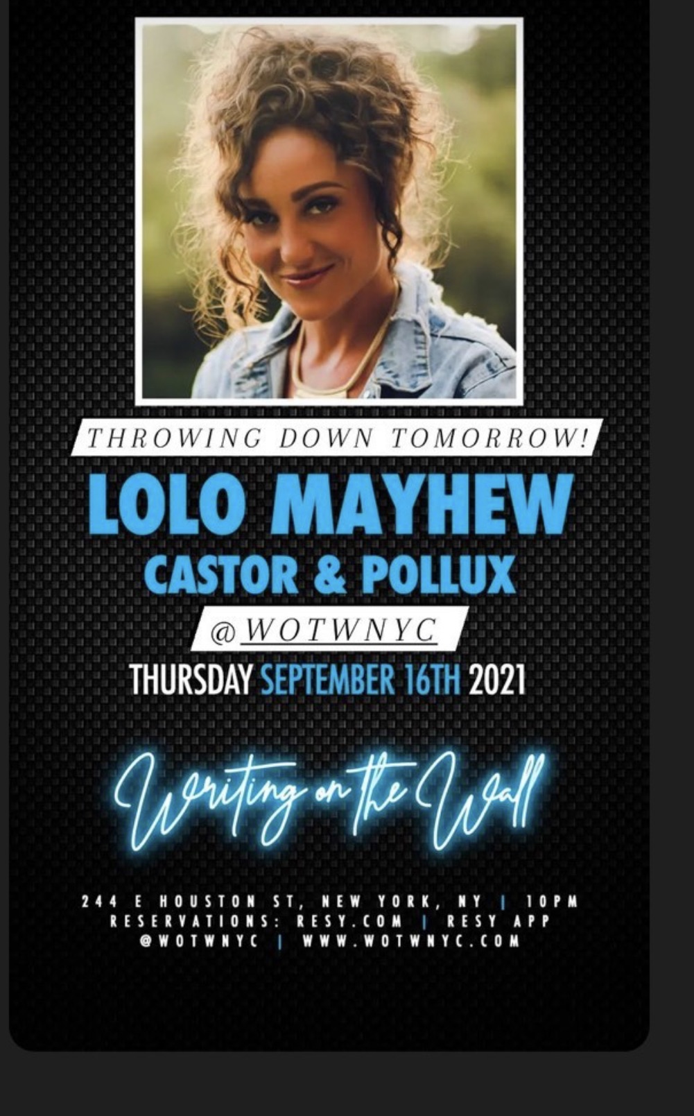 image party flyer