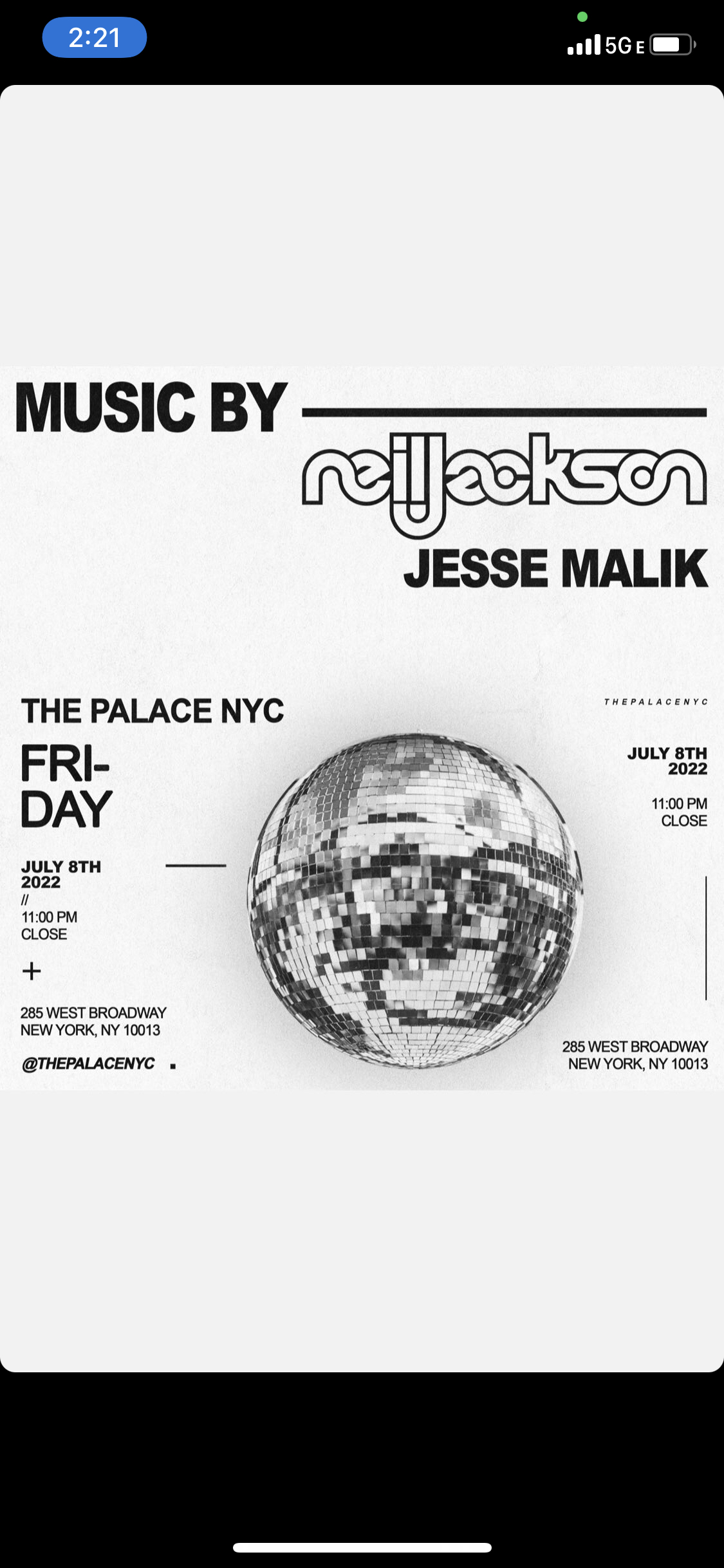 image party flyer