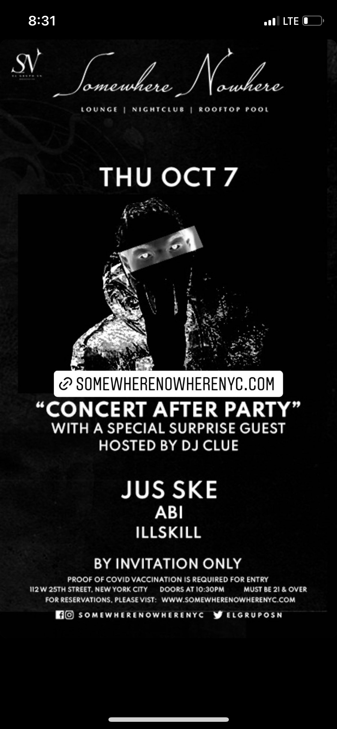 image party flyer