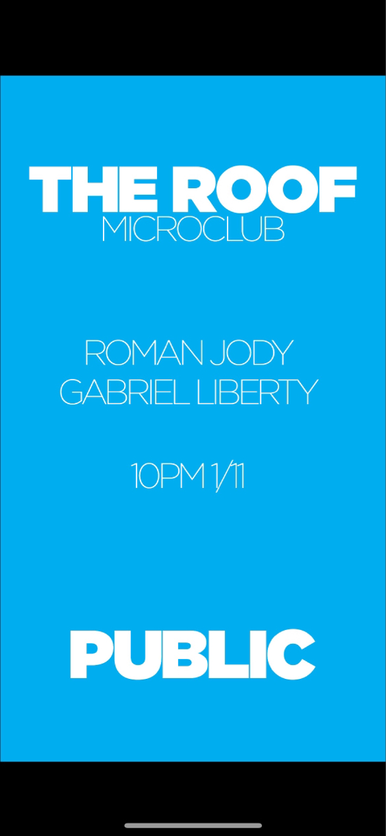 image party flyer