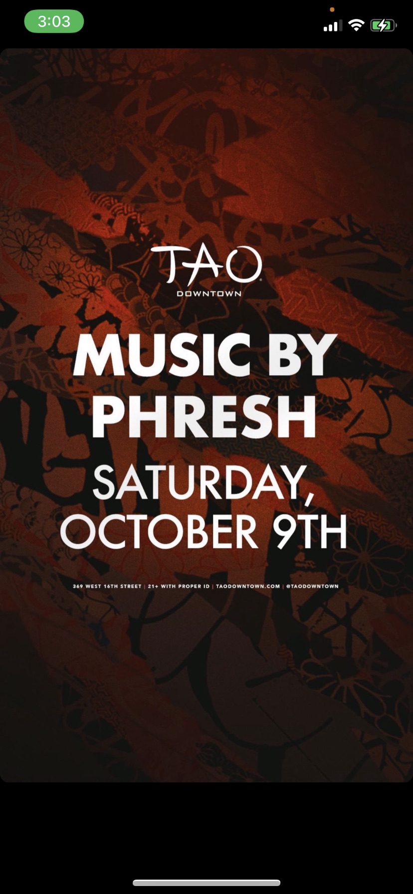 image party flyer