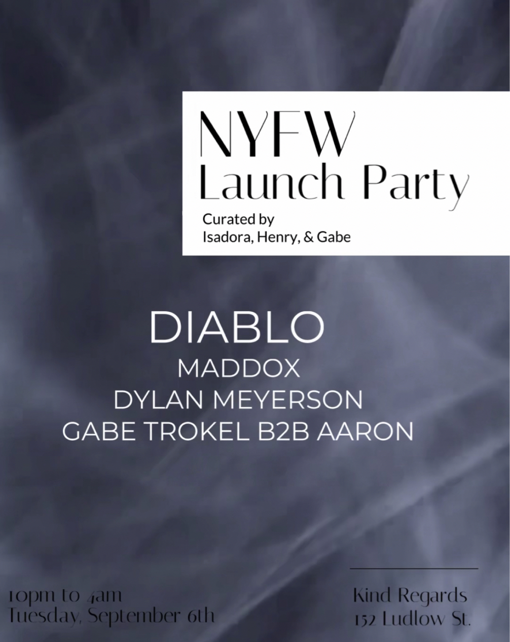 image party flyer
