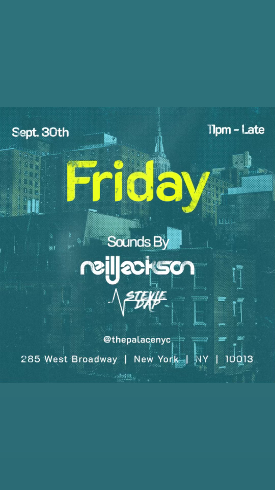 image party flyer