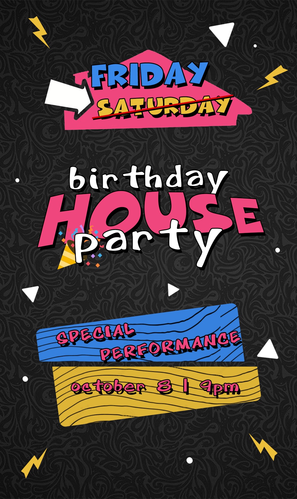 image party flyer