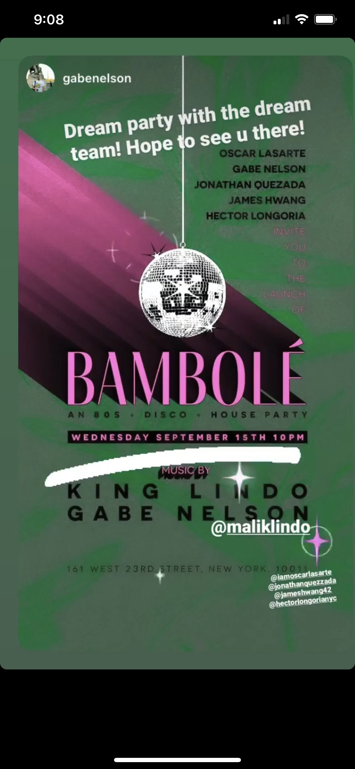 image party flyer