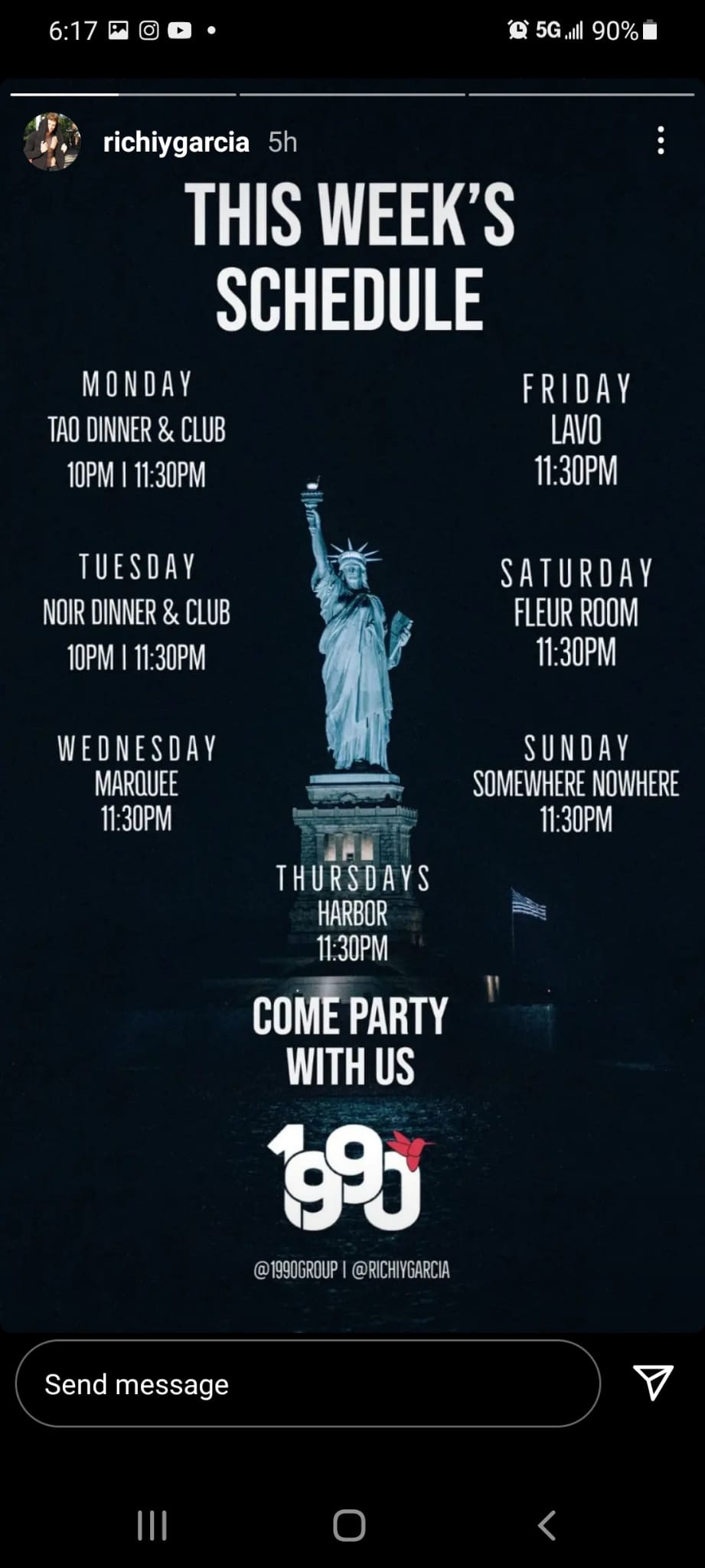 image party flyer