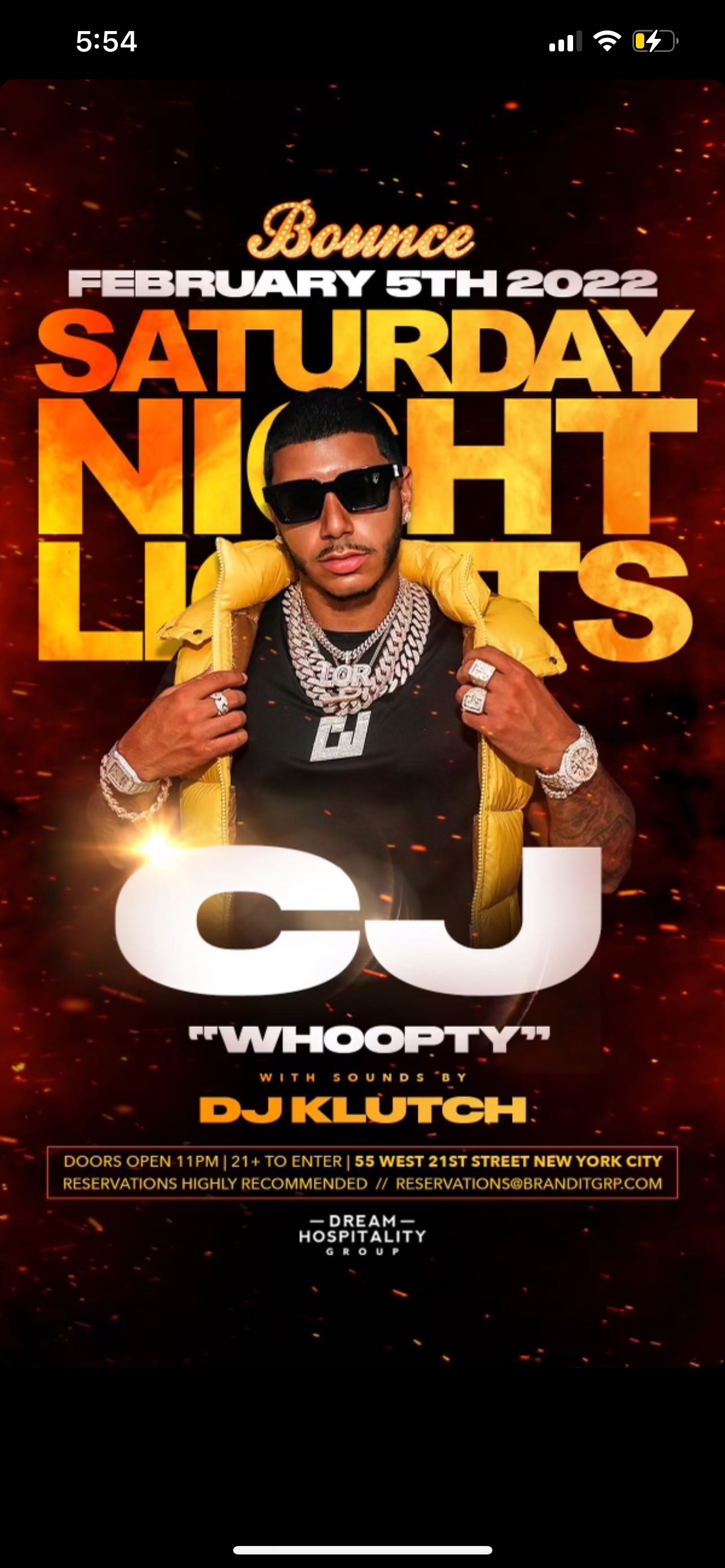 image party flyer