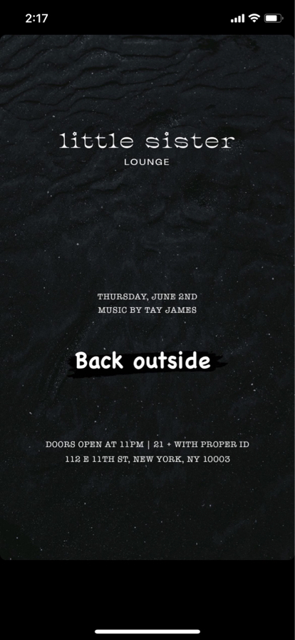 image party flyer