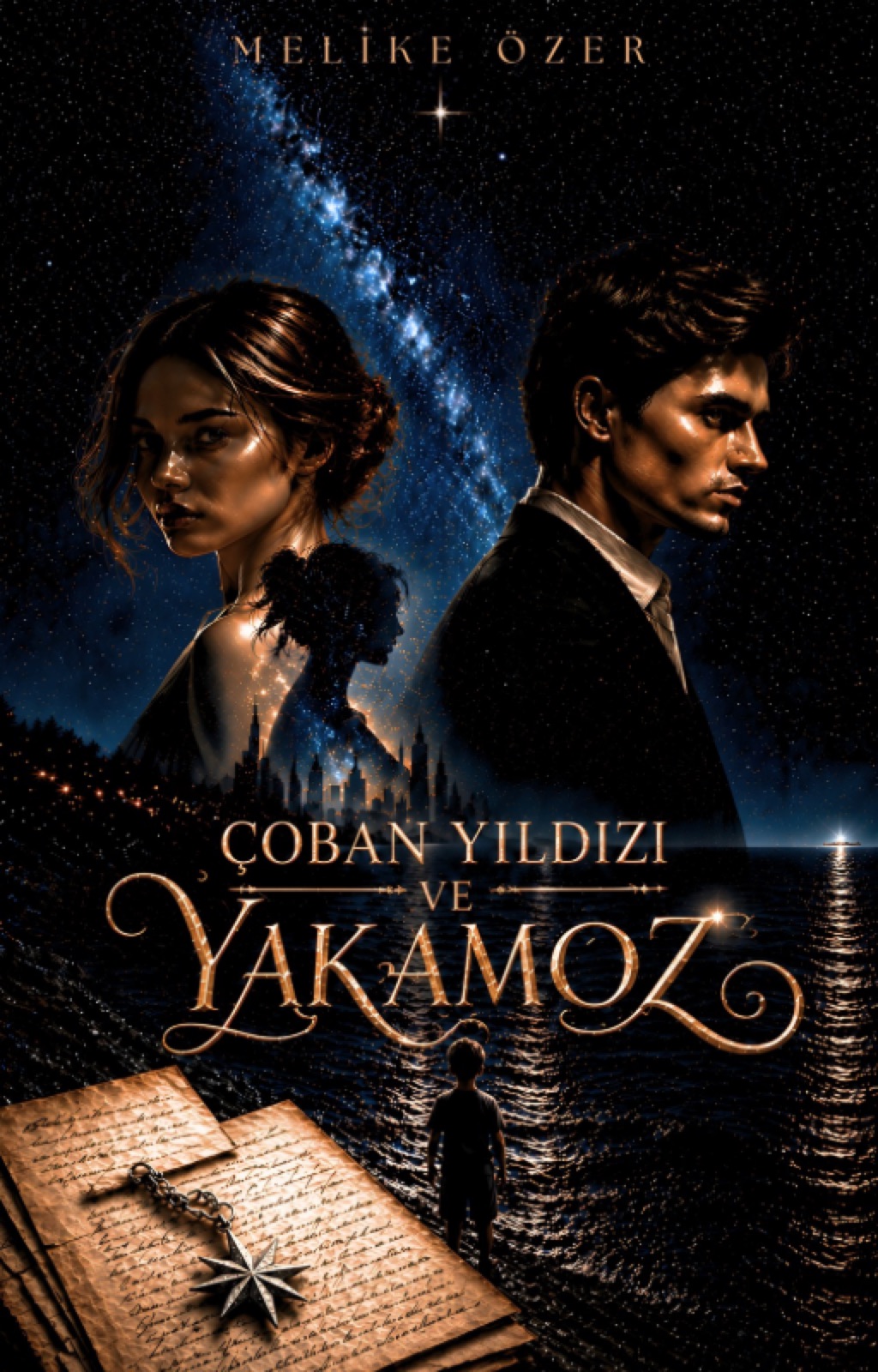ÇOBAN YILDIZI ve YAKAMOZ - Melike Özer kitap kapağı