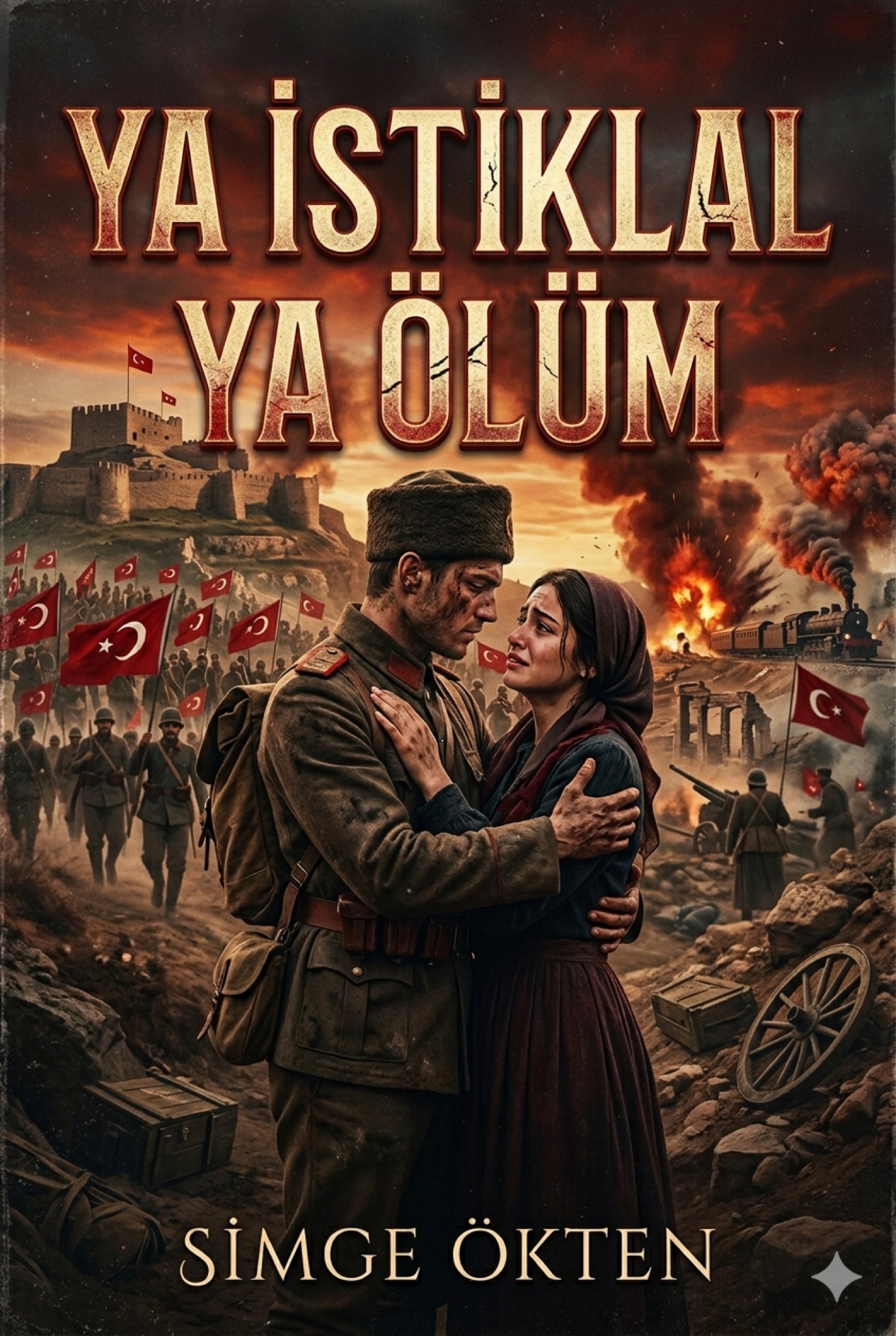 YA İSTİKLAL YA ÖLÜM - Simge Ökten kitap kapağı