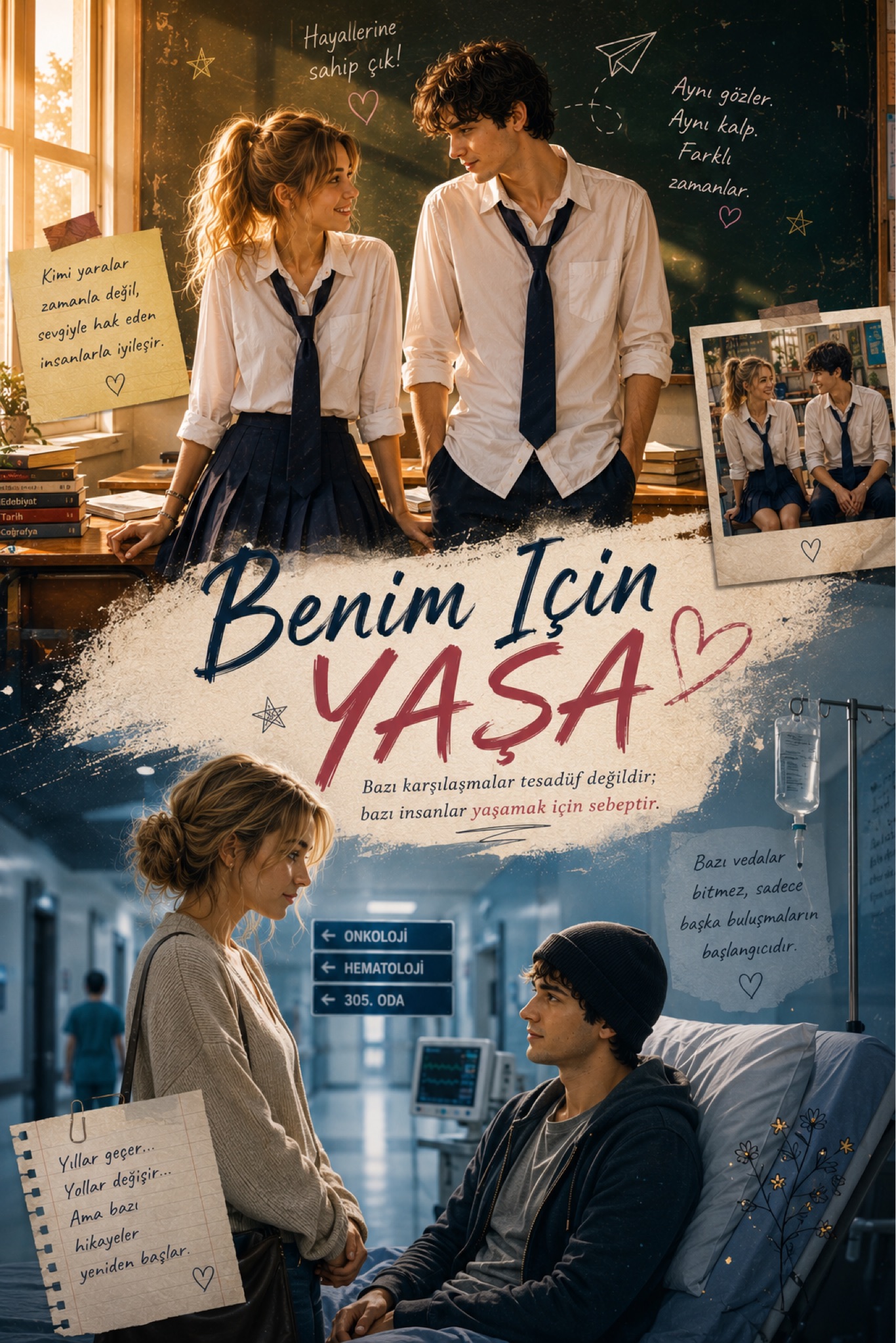 BENİM İÇİN YAŞA - Elif Yavuz kitap kapağı