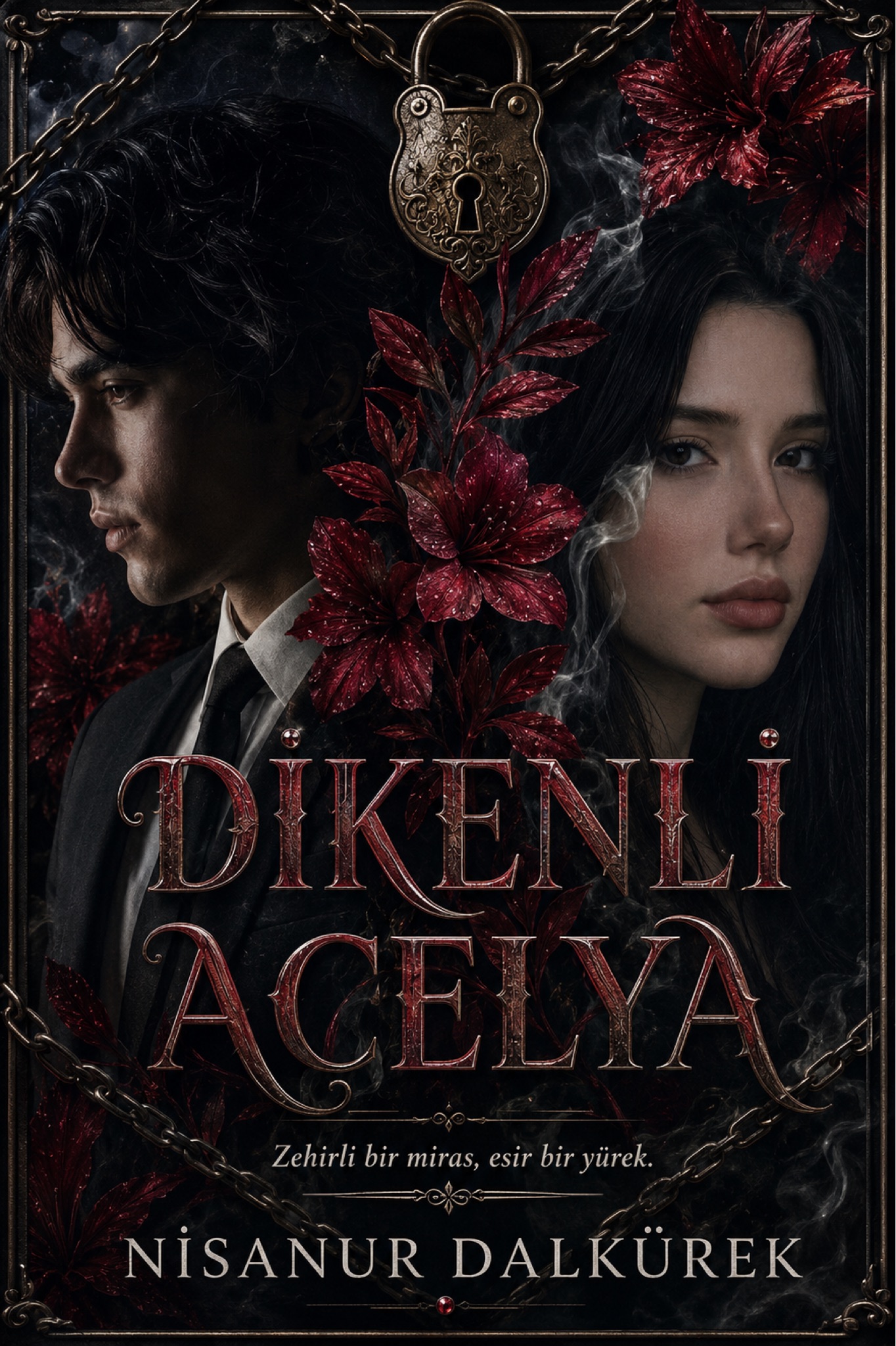 Dikenli Açelya - Nisanur Dalkürek kitap kapağı