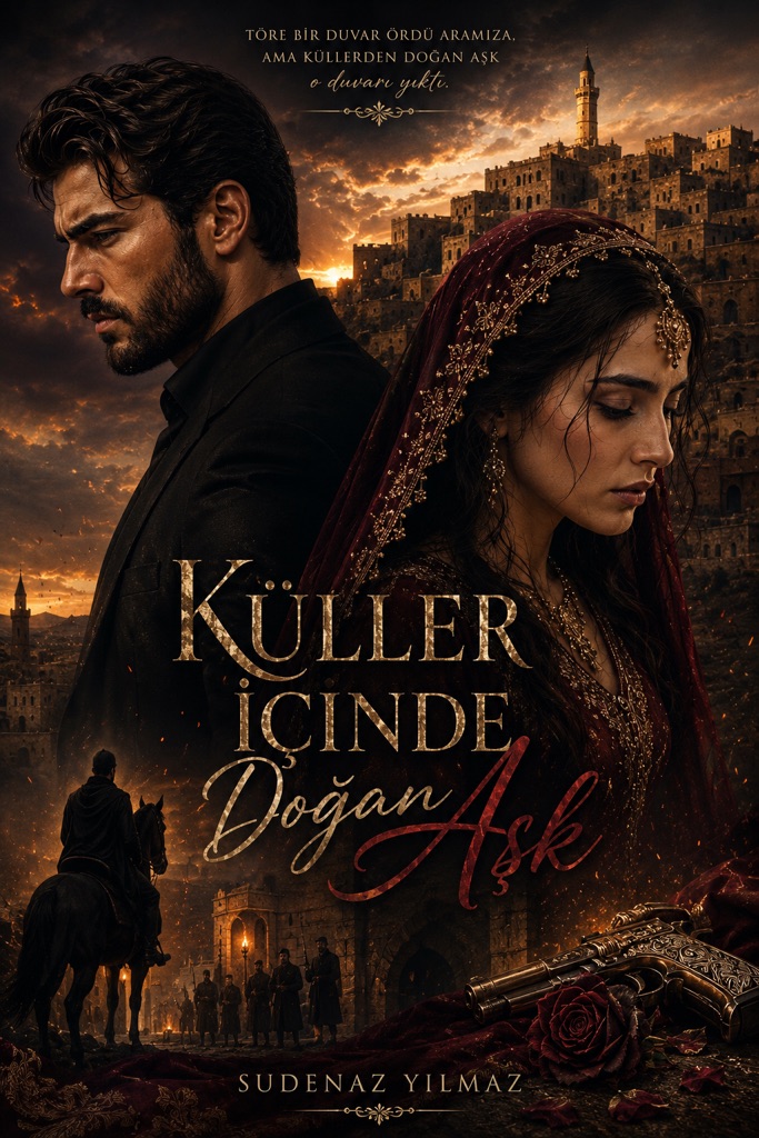 KÜLLER İÇİNDE DOĞAN AŞK “Töre ayırdı… Kader yeniden bir araya getirdi.” - Naz kitap kapağı