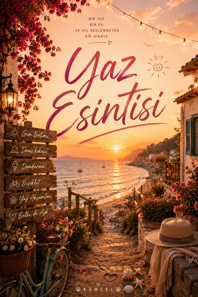 YAZ ESİNTİSİ - Büşra kitap kapağı