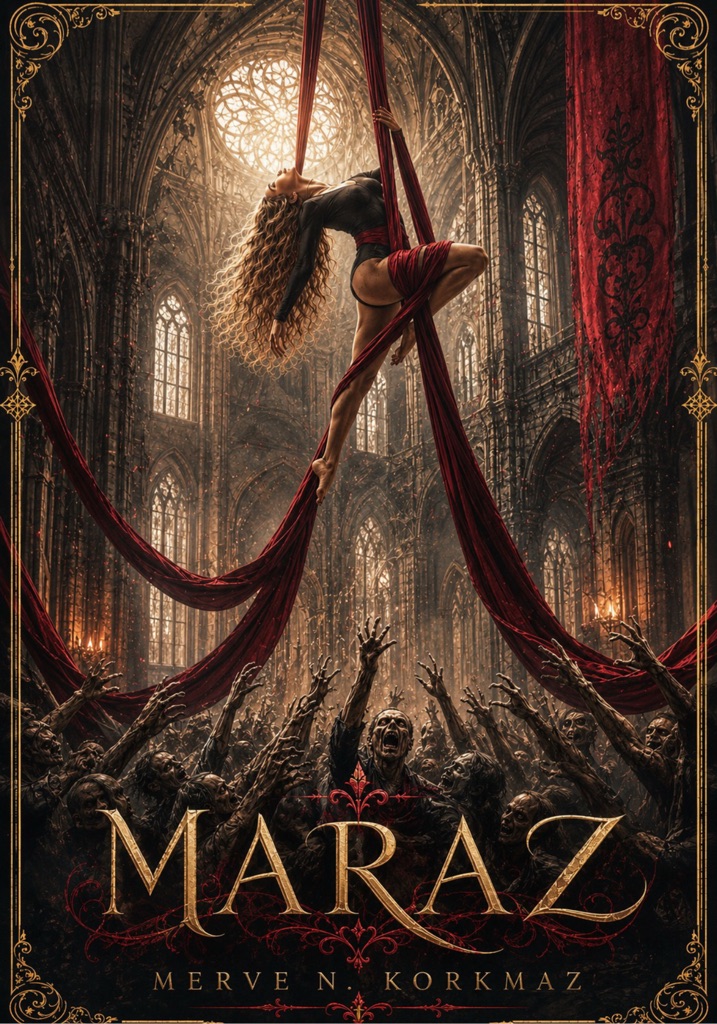 MARAZ - Merve Korkmaz kitap kapağı