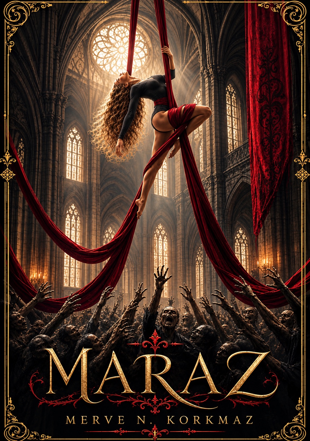 MARAZ – Merve Korkmaz kitap kapağı